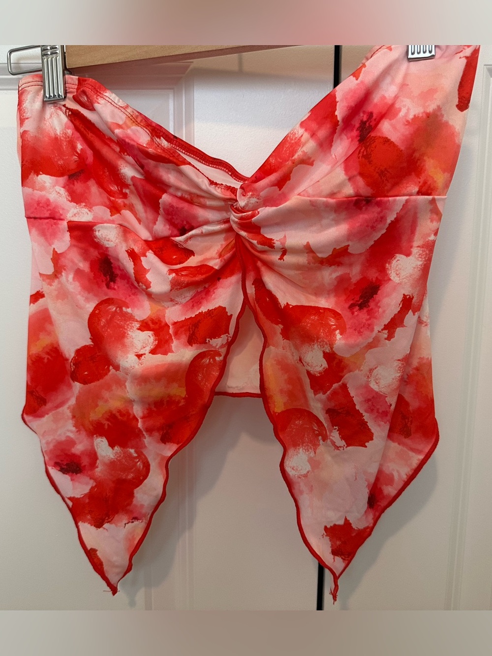 Floral Cut-out Tube Top
